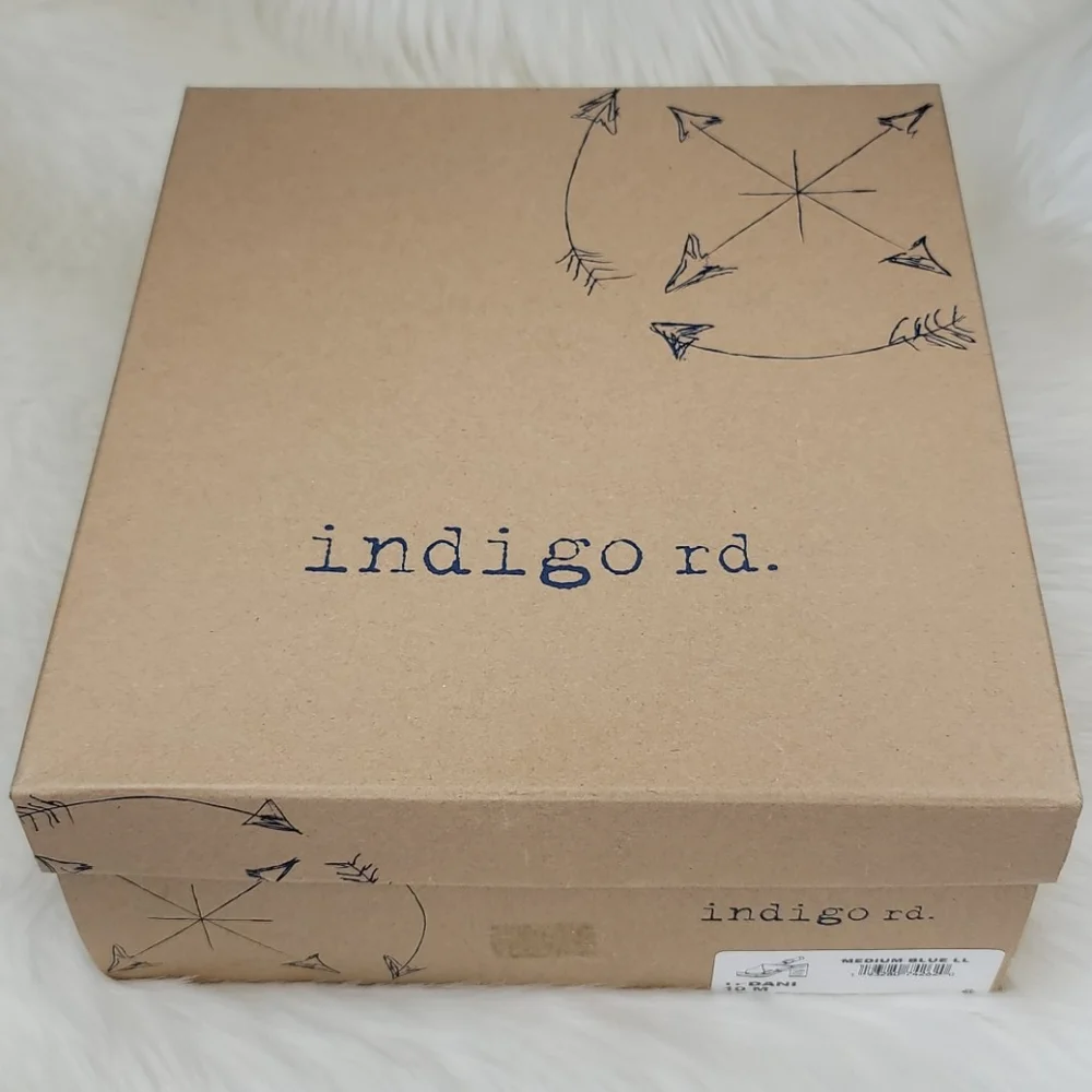 Indigo Rd Dani Sandal Heel Navy Blue